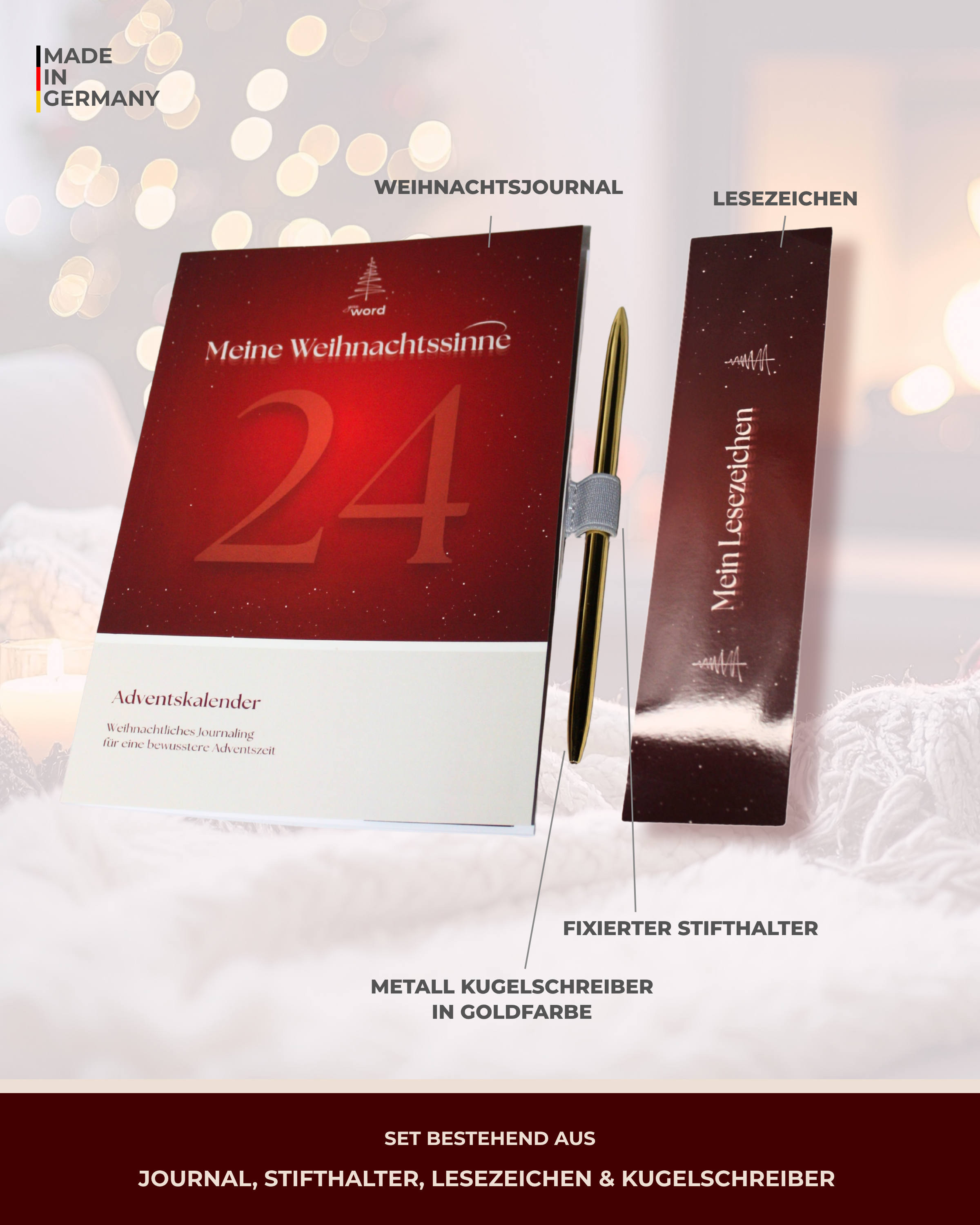 Meine Weihnachtssinne | Adventskalender Journal