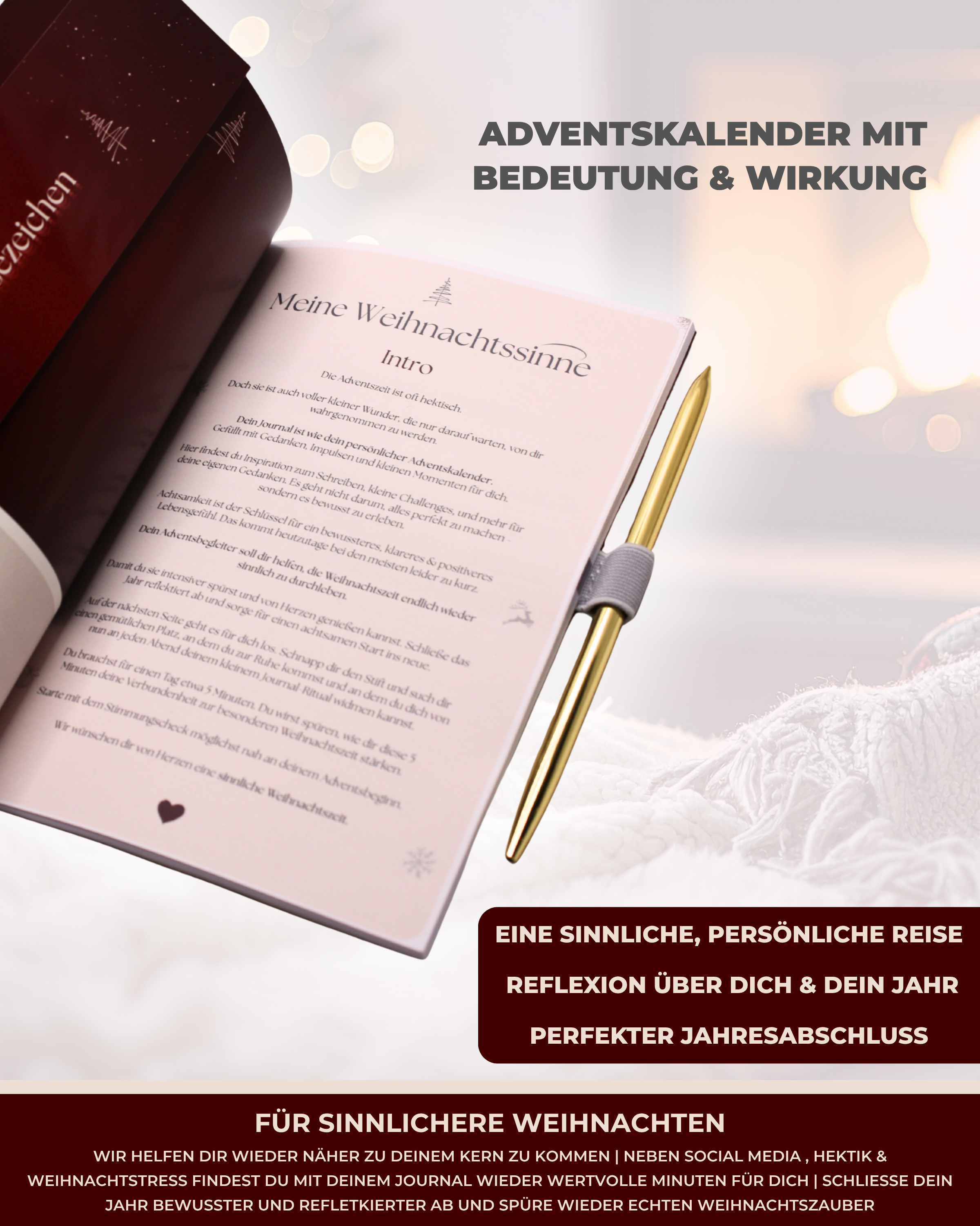 Bundle - 2x Meine Weihnachtssinne | Adventskalender Journal
