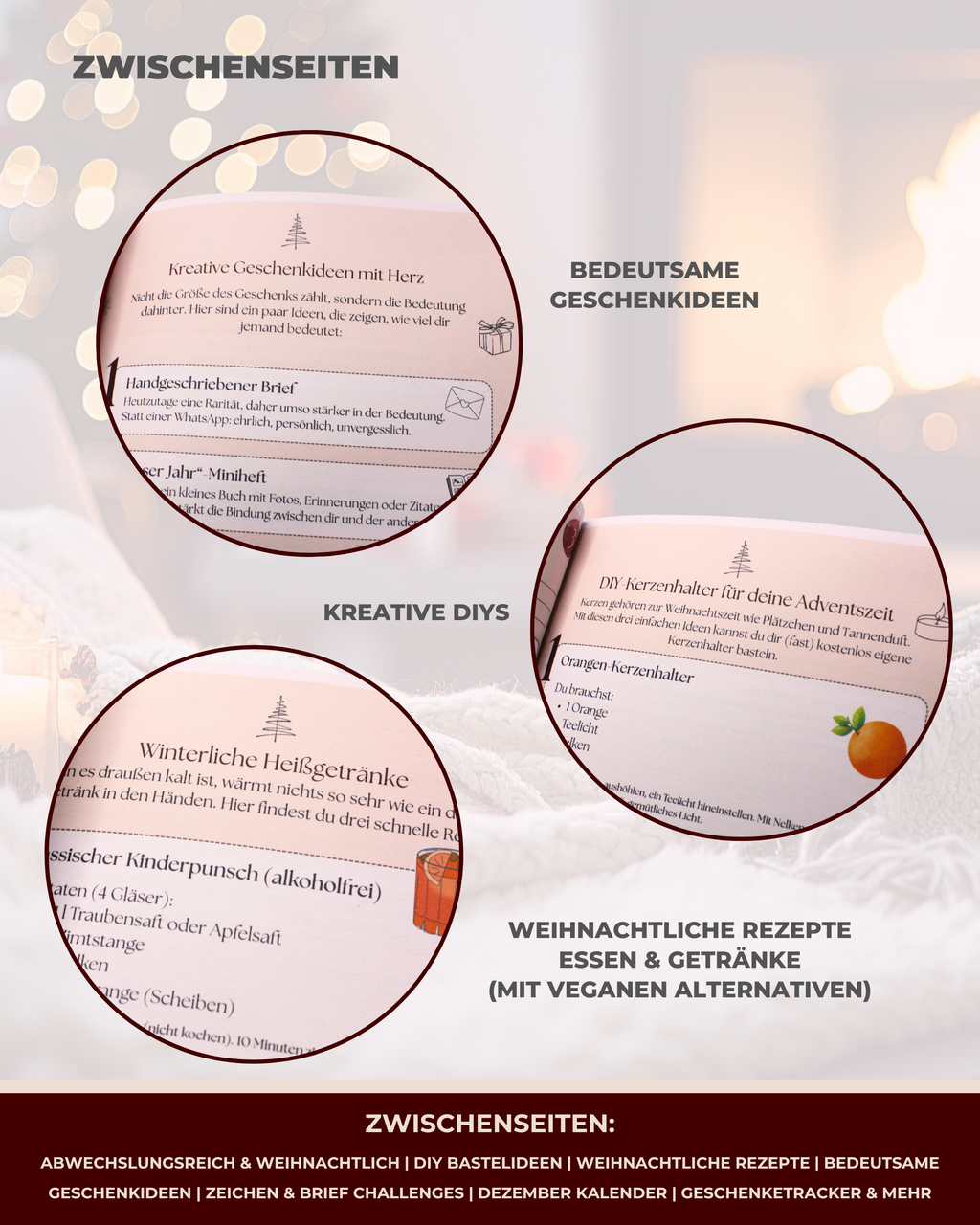 Bundle - 2x Meine Weihnachtssinne | Adventskalender Journal