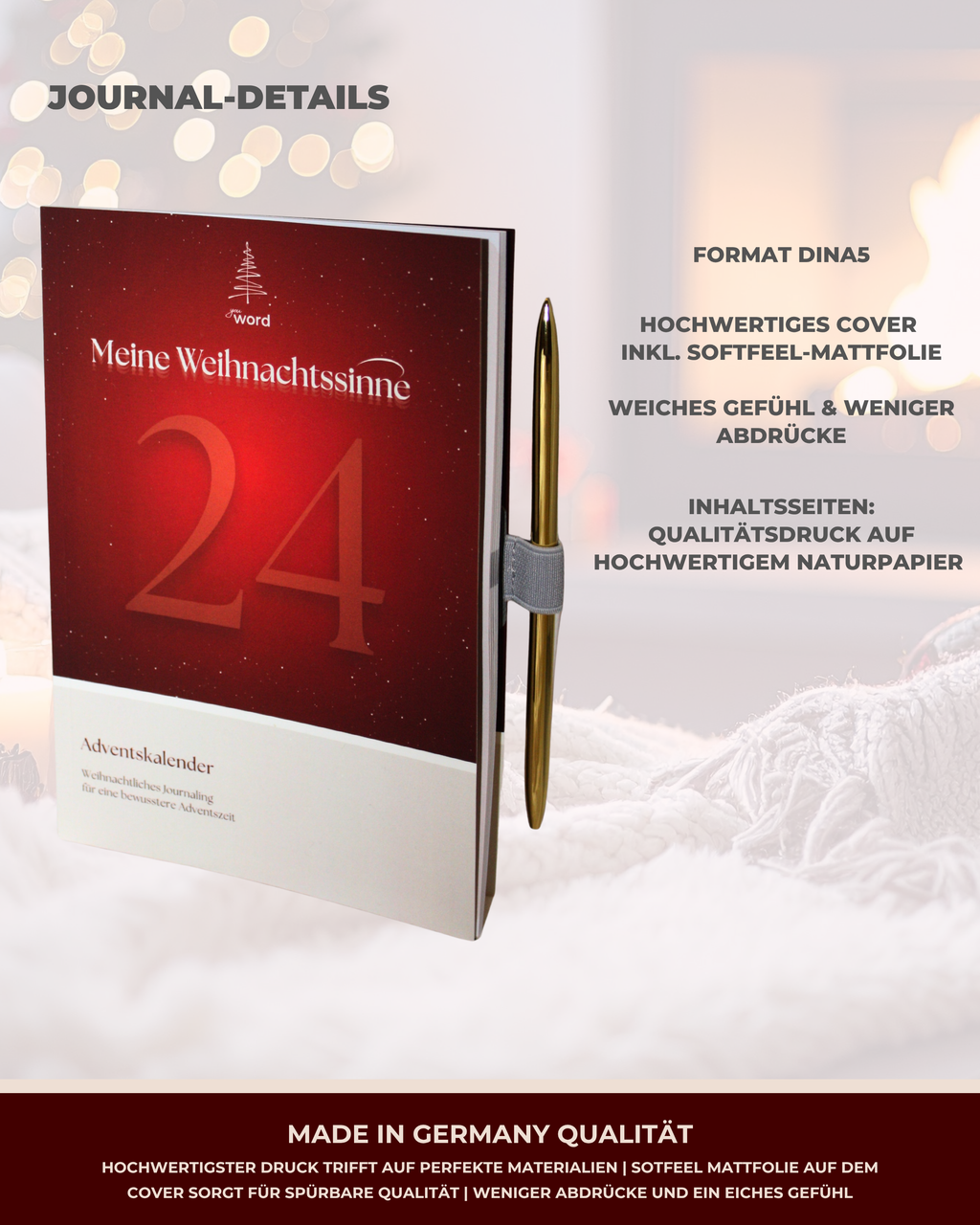 Meine Weihnachtssinne | Adventskalender Journal