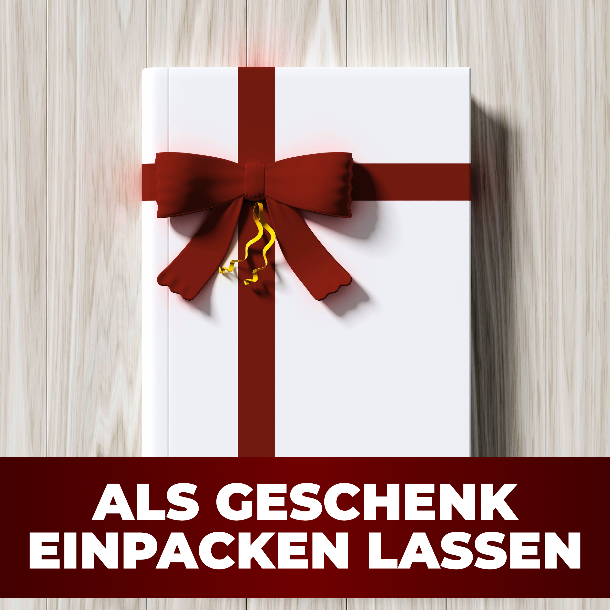 Geschenkverpackung (Pro Buch einzeln hinzufügen)
